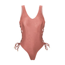 Carica l'immagine nel visualizzatore di Gallery, Product Front: Rio De Sol Une Pièce Shimmer-Copper Zoe