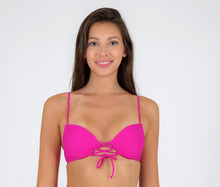 Carica l'immagine nel visualizzatore di Gallery, Gallery: Rio De Sol Haut Top Cotele-Amaranto Balconet-Pushup