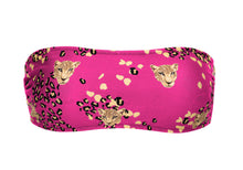 Carica l'immagine nel visualizzatore di Gallery, Product Front: Rio De Sol Haut Top Roar-Pink Bandeau-Reto