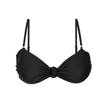 Carica l'immagine nel visualizzatore di Gallery, Product Front: Rio De Sol Haut Top Touch-Black Bandeau-Joy