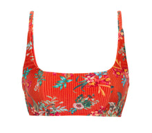 Carica l'immagine nel visualizzatore di Gallery, Product Front: Rio De Sol Haut Top Wildflowers Bra-Sport