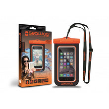 Carica l'immagine nel visualizzatore di Gallery, Image 02: Seawag Sac De Plage Seawag Black & Orange Waterproof Case 5.7