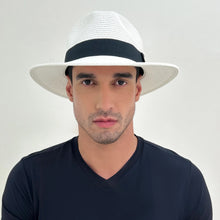 Carica l'immagine nel visualizzatore di Gallery, Image 05: Uv Line Chapeau Panama Chapeu Shanghai Imp Uni Branco/Preto
