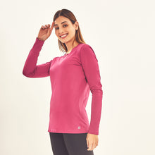 Carica l'immagine nel visualizzatore di Gallery, Image 02: Uv Line T-Shirt Longsleeve Sport Fit Fuchsia Upf50+