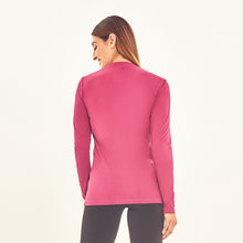 Carica l'immagine nel visualizzatore di Gallery, Model Back: Uv Line T-Shirt Longsleeve Sport Fit Fuchsia Upf50+