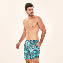 Carica l'immagine nel visualizzatore di Gallery, Image 02: Uv Line Short De Bain Short Acqua Coqueiros Turquesa Upf50+
