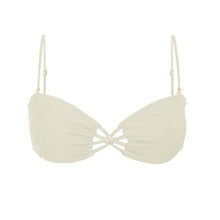 Carica l'immagine nel visualizzatore di Gallery, Product Front: Rio De Sol Haut Top Malibu-Natural Bandeau-Iris
