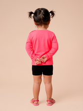 Carica l'immagine nel visualizzatore di Gallery, Model Back: Uv Line T-Shirt Longsleeve Baby Pink Fluor Upf50+
