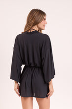Carica l'immagine nel visualizzatore di Gallery, Image 08: Rio De Sol Robe De Plage Black Kimono
