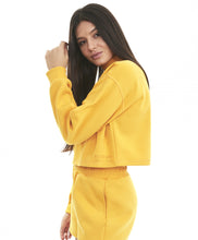 Carica l'immagine nel visualizzatore di Gallery, Image 04: Alto Giro Fitness Haut Cropped M3Cbs Gola Alta Amarelo Amber
