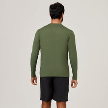 Carica l'immagine nel visualizzatore di Gallery, Model Back: Uv Line T-Shirt Longsleeve Uvpro Green Militar Upf50+
