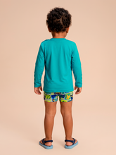 Carica l'immagine nel visualizzatore di Gallery, Model Back: Uv Line T-Shirt Longsleeve Baby Green Sea Upf50+
