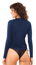 Carica l'immagine nel visualizzatore di Gallery, Image 06: Rio De Sol Haut Navy Rash-Guard
