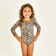 Carica l'immagine nel visualizzatore di Gallery, Model Front: Uv Line Maillot De Bain Bébé Swimsuit Baby Zebra Upf50+
