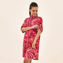 Carica l'immagine nel visualizzatore di Gallery, Image 02: Uv Line Chemise Shirtdress Copacabana Upf50+
