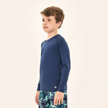 Carica l'immagine nel visualizzatore di Gallery, Image 02: Uv Line T-Shirt Acqua Qr Code Marinho Upf50+
