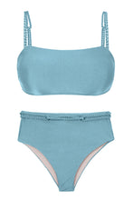 Carica l'immagine nel visualizzatore di Gallery, Product Front: Rio De Sol Ensemble Set Mirante Bandeau-Reto Hotpants
