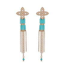 Carica l'immagine nel visualizzatore di Gallery, Product Front: Hipanema Boucles D'oreille Alabaster Turquoise Hipanema
