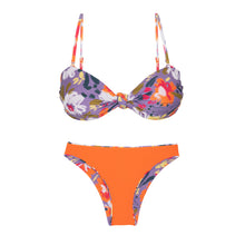 Carica l'immagine nel visualizzatore di Gallery, Product Back: Rio De Sol Ensemble Set Garden-Flower Bandeau-Joy Essential
