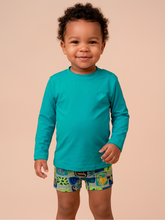 Carica l'immagine nel visualizzatore di Gallery, Gallery: Uv Line T-Shirt Longsleeve Baby Green Sea Upf50+
