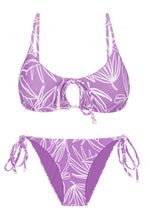 Carica l'immagine nel visualizzatore di Gallery, Product Front: Rio De Sol Ensemble Set Trail-Purple Tank-Tie Ibiza-Comfy
