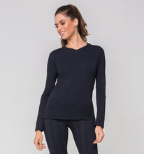 Carica l'immagine nel visualizzatore di Gallery, Image 02: Uv Line Fitness Haut Sport Fit Preto Fem
