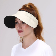 Carica l'immagine nel visualizzatore di Gallery, Image 02: Uv Line Visière Visor Bali Fem Sand Black Upf50+
