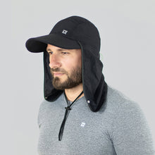 Carica l'immagine nel visualizzatore di Gallery, Model Front: Uv Line Chapeau Legionnaire Neck Cap Africa 2021 Masc Black Upf50+
