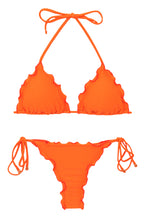 Carica l'immagine nel visualizzatore di Gallery, Product Front: Rio De Sol Ensemble Set Dots-Orange Frufru-Fio

