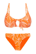 Carica l'immagine nel visualizzatore di Gallery, Product Front: Rio De Sol Ensemble Set Trail-Orange Tank-Tie Essential-Comfy

