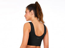 Carica l'immagine nel visualizzatore di Gallery, Model Back: Alto Giro Fitness Haut Top Bodytex Ii Com Laser Preto
