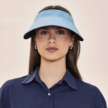 Carica l'immagine nel visualizzatore di Gallery, Image 05: Uv Line Visière Visor Bali Fem Navy Light Blue Upf50+
