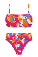 Carica l'immagine nel visualizzatore di Gallery, Product Front: Rio De Sol Ensemble Set Antelope Bandeau-Reto Hotpant-Cos
