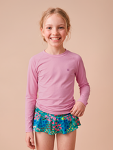Carica l'immagine nel visualizzatore di Gallery, Gallery: Uv Line T-Shirt Longsleeve Uvpro Kids Rose Upf50+
