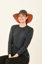 Carica l'immagine nel visualizzatore di Gallery, Image 05: Uv Line Chapeau Souple/Capeline San Diego Preto Caramelo Upf50+
