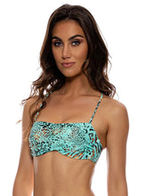 Carica l'immagine nel visualizzatore di Gallery, Image 02: Luli Fama Haut Top Square Animale Aqua
