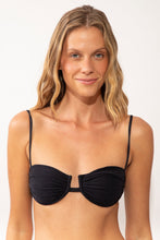 Carica l'immagine nel visualizzatore di Gallery, Gallery: Rio De Sol Haut Top Malibu-Black Zaya
