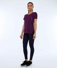 Carica l'immagine nel visualizzatore di Gallery, Image 02: Alto Giro Fitness Haut T-Shirt Skin Fit Inspiracionais Roxo
