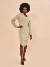 Carica l'immagine nel visualizzatore di Gallery, Image 02: Uv Line Chemise Shirtdress Copenhagen Mescla Areia Upf50+
