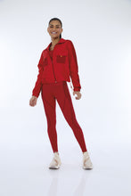 Carica l'immagine nel visualizzatore di Gallery, Image 08: Alto Giro Fitness Haut Jaqueta Techno Taslon Com Bolsos Vermelho Haute Red
