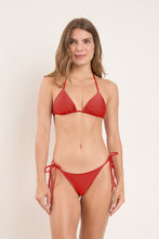 Carica l'immagine nel visualizzatore di Gallery, Model Front: Rio De Sol Bas Bottom Shimmer-Liquor Cheeky-Tie
