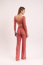 Carica l'immagine nel visualizzatore di Gallery, Model Back: Rio De Sol Haut De Plage Floral-Scales Top Harper

