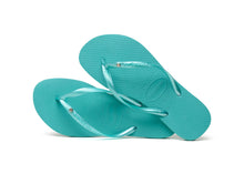 Carica l'immagine nel visualizzatore di Gallery, Image 04: Havaianas Tongs Havaianas Slim Crystal Sw Lake Green
