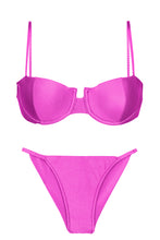 Carica l'immagine nel visualizzatore di Gallery, Product Front: Rio De Sol Ensemble Set Eden-Pink Balconet Cheeky-Fixa
