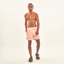 Carica l'immagine nel visualizzatore di Gallery, Model Front: Uv Line Bermuda / Short Pour Homme Shorts Boxer Rose Upf50+
