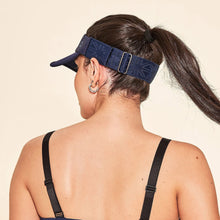 Carica l'immagine nel visualizzatore di Gallery, Model Back: Uv Line Visière Elastic Visor Navy Blue Upf50+
