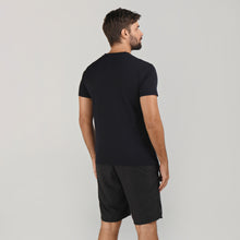 Carica l'immagine nel visualizzatore di Gallery, Model Back: Uv Line Fitness Haut Sport Fit Mas Preto Upf50+
