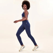 Carica l'immagine nel visualizzatore di Gallery, Image 04: Uv Line Fitness Bas Legging Fit Aspen Navy Blue Upf50+
