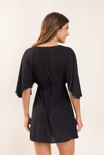 Carica l'immagine nel visualizzatore di Gallery, Model Back: Rio De Sol Mini Dress Black Mini Dress
