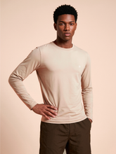 Carica l'immagine nel visualizzatore di Gallery, Gallery: Uv Line T-Shirt Pour Homme Longsleeve New Fit Masc Sand Upf50+
